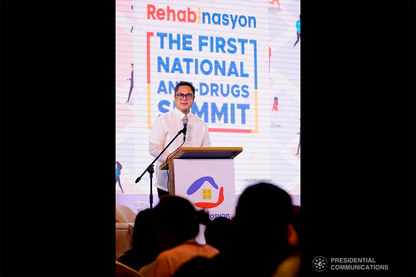 Presidential Communications Operations Office Secretary Martin Andanar delivers his speech during the Rehabinasyon: The First National Anti-Drugs Summit held at the Marco Polo Davao in Davao City on February 4, 2019. ARMAN BAYLON/PRESIDENTIAL PHOTO