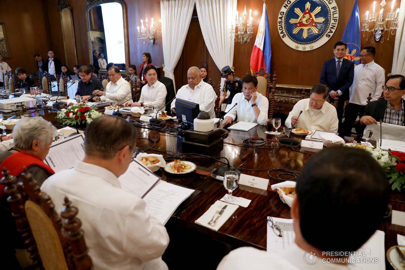 President Rodrigo Roa Duterte presides over the 41st Cabinet Meeting at the Malacañan Palace on September 4, 2019. ACE MORANDANTE/PRESIDENTIAL PHOTO