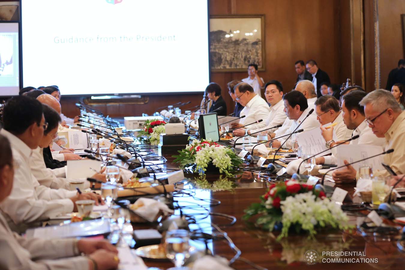 President Rodrigo Roa Duterte presides over the 41st Cabinet Meeting at the Malacañan Palace on September 4, 2019. SIMEON CELI JR./PRESIDENTIAL PHOTO