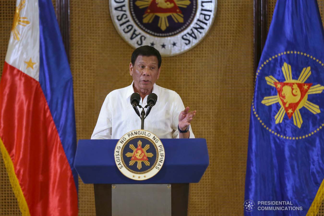 President Rodrigo Roa Duterte holds a press conference at the Malacañan Palace on September 4, 2019. SIMEON CELI JR./PRESIDENTIAL PHOTO