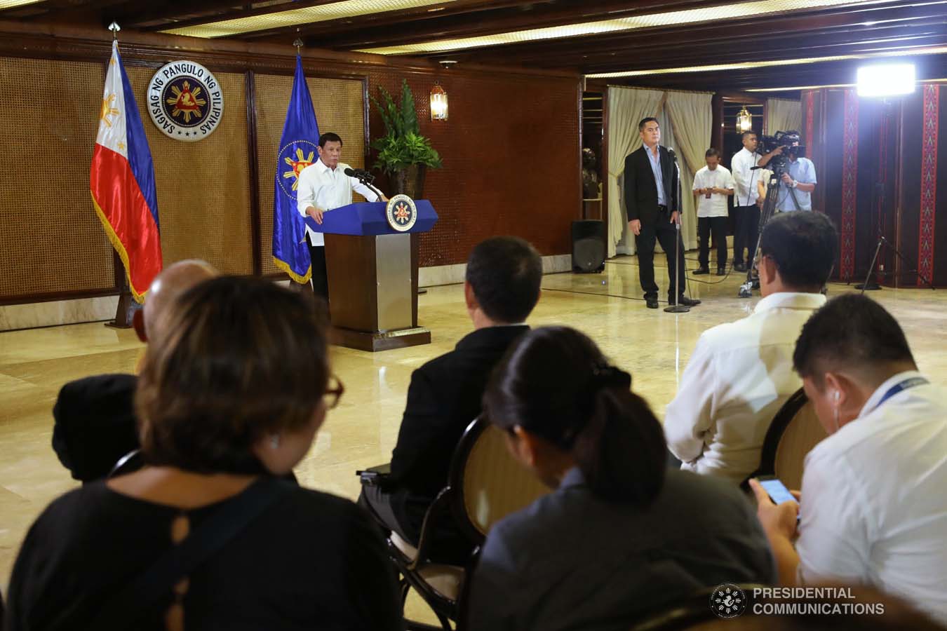 President Rodrigo Roa Duterte holds a press conference at the Malacañan Palace on September 4, 2019. SIMEON CELI JR./PRESIDENTIAL PHOTO