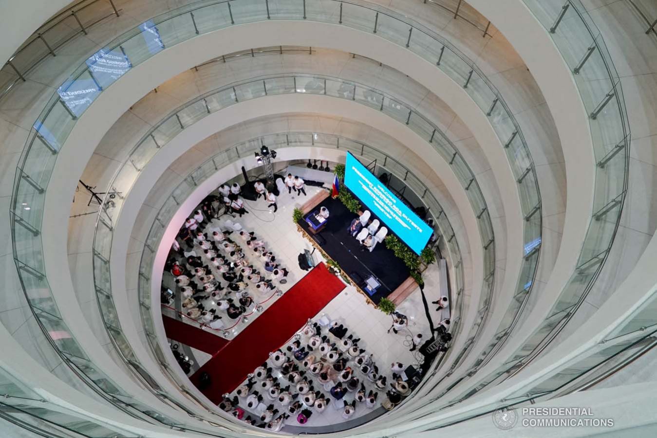 President Rodrigo Roa Duterte delivers his speech during the inauguration of the Bataan Government Center and Business Hub “The Bunker” in Balanga City, Bataan on September 12, 2019. KING RODRIGUEZ/PRESIDENTIAL PHOTO
