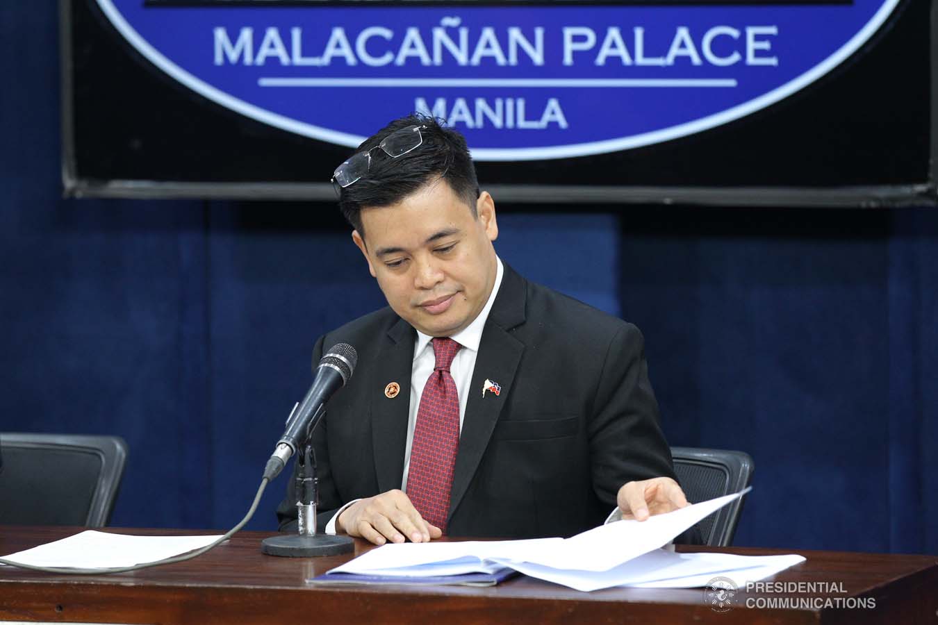 Chief of Presidential Protocol and Presidential Assistant on Foreign Affairs Robert Borje provides details on President Rodrigo Roa Duterte's visit to Russia during a press briefing at the New Executive Building in Malacañang on September 27, 2019. YANCY LIM/PRESIDENTIAL PHOTO