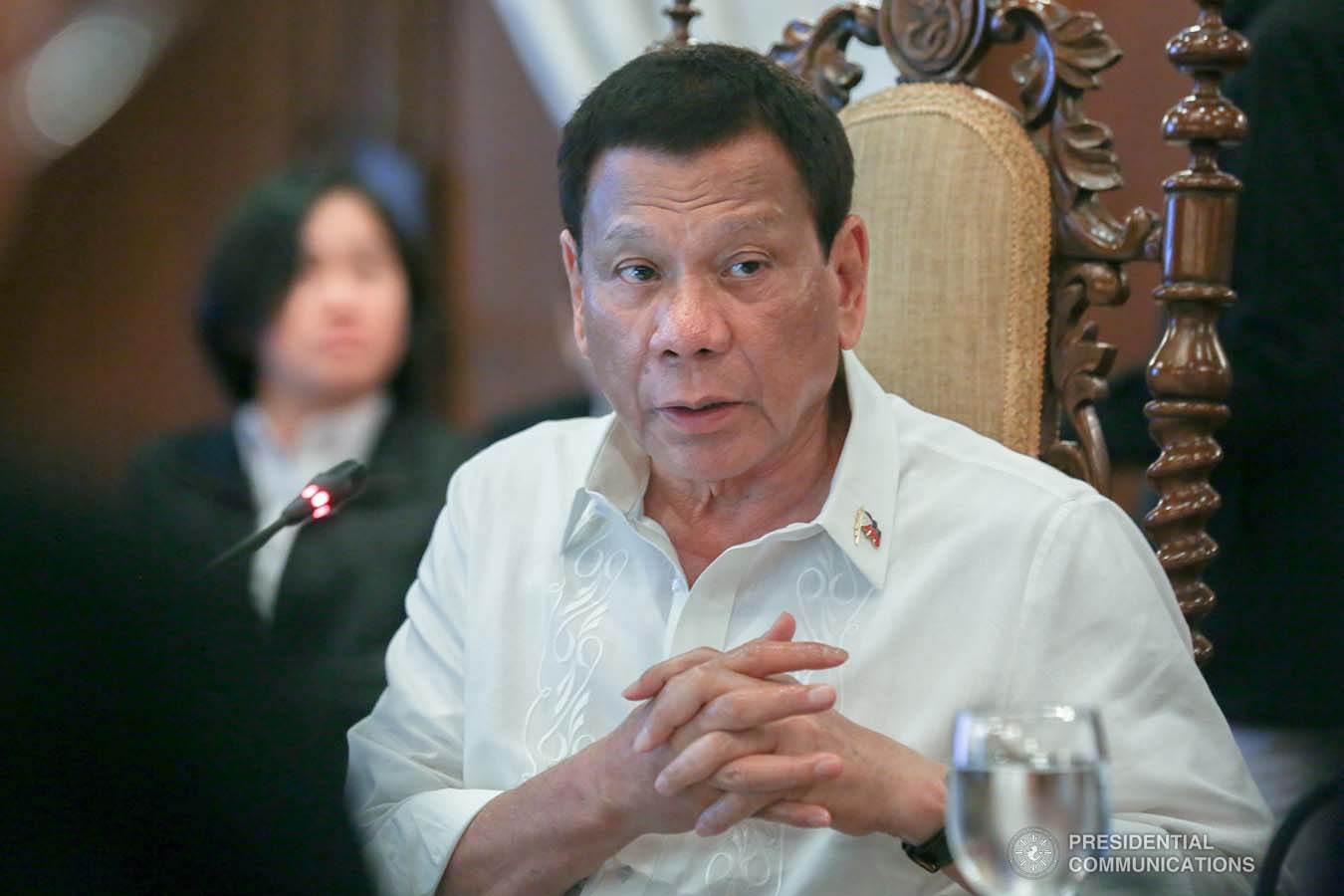 President Rodrigo Roa Duterte presides over the 43rd Cabinet Meeting at the Malacañan Palace on November 6, 2019. ALBERT ALCAIN/PRESIDENTIAL PHOTO