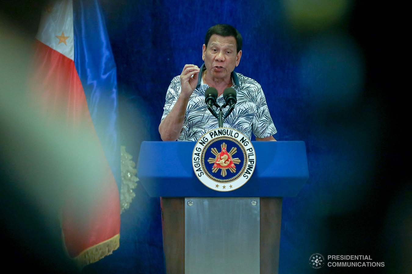 President Rodrigo Roa Duterte holds a press conference at the Malacañan Palace on November 19, 2019. TOTO LOZANO/PRESIDENTIAL PHOTO
