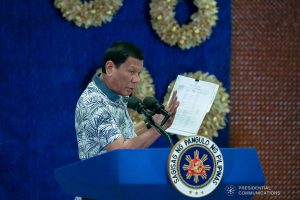 President Rodrigo Roa Duterte holds a press conference at the Malacañan Palace on November 19, 2019. TOTO LOZANO/PRESIDENTIAL PHOTO