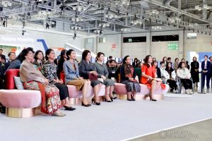 President Rodrigo Roa Duterte's partner Cielito Avanceña joins the spouses of the leaders from the Association of Southeast Asian Nations (ASEAN) member countries and Republic of Korea (ROK) President Moon Jae-in during the ASEAN-ROK K-Beauty Festival at the Busan Exhibition and Convention Center on November 26, 2019. RICHARD MADELO/PRESIDENTIAL PHOTO