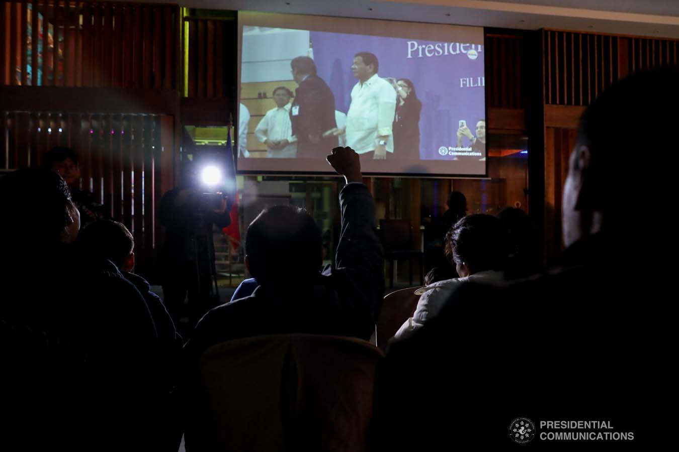 Presidential Assistant on Foreign Affairs and Chief of Presidential Protocol Robert Borje interacted with the Filipino community living in the Republic of Tunisia.   Undersecretary Borje conveyed the message of President Rodrigo Roa Duterte during the town hall type meeting held at the Philippine Legation Office, Immueble AEG, Les Berges du Lac in Tunis on December 19, 2019.   President Rodrigo Roa Duterte designated Undersecretary Borje as Special Envoy to special missions aimed at checking the conditions of overseas Filipino workers in North Africa and the Middle East.   Tunisia is the first of three countries to be visited. The missions will also include the Kingdom of Saudi Arabia and the Kingdom of Bahrain. PRESIDENTIAL PHOTO
