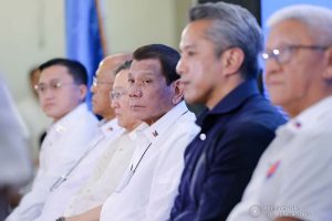 President Rodrigo Roa Duterte graces the inauguration of the Sangley Airport Development Project in Cavite City on February 15, 2020. ALFRED FRIAS/PRESIDENTIAL PHOTO
