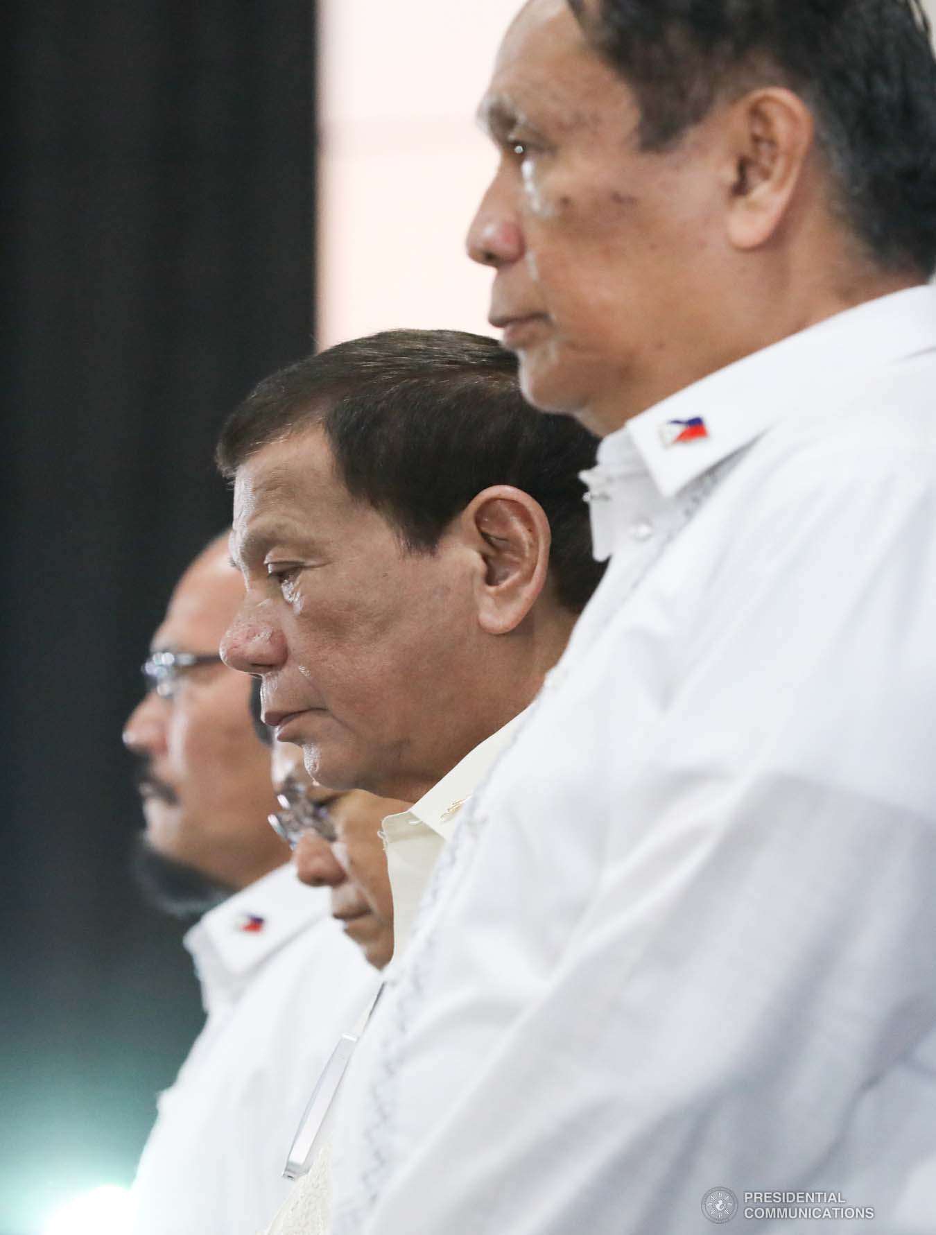 President Rodrigo Roa Duterte graces the joint graduation ceremony of Public Safety Officers Basic Course Class 2019-07 and Advance Course Class 2019-18 at the Arcadia Active Lifestyle Center in Davao City on February 20, 2020. TOTO LOZANO/PRESIDENTIAL PHOTO