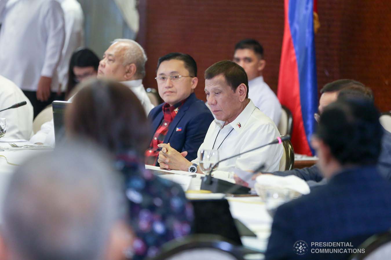 President Rodrigo Roa Duterte holds a briefing on the 2019 novel Coronavirus (2019-nCoV) at the Malacañan Palace on February 3, 2020. VALERIE ESCALERA/PRESIDENTIAL PHOTO