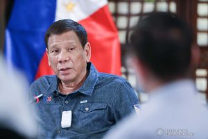 President Rodrigo Roa Duterte holds a meeting with members of the Inter-Agency Task Force on the Emerging Infectious Diseases (IATF-EID) at the Malago Clubhouse in Malacañang on May 11, 2020. ACE MORANDANTE/PRESIDENTIAL PHOTO