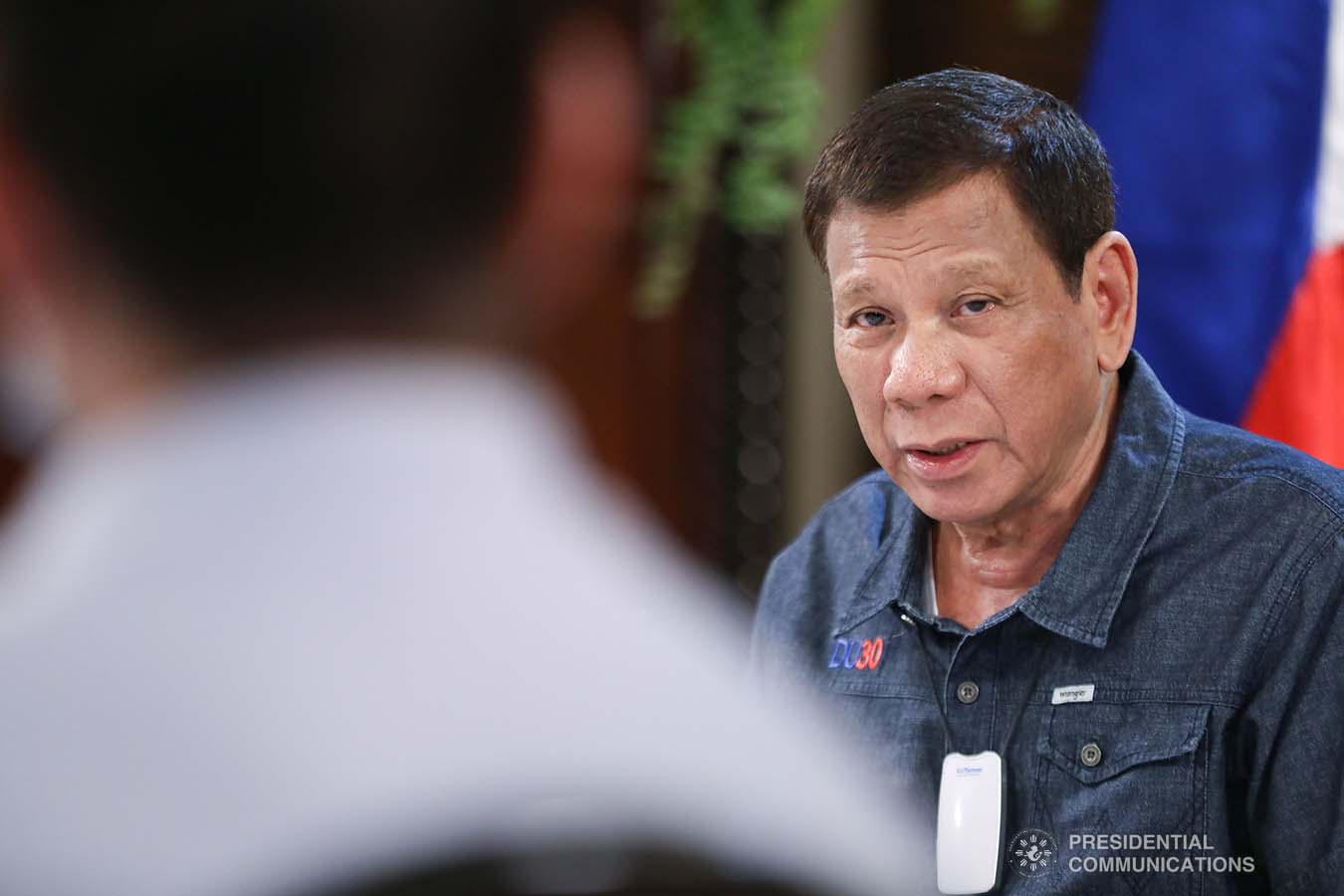President Rodrigo Roa Duterte holds a meeting with members of the Inter-Agency Task Force on the Emerging Infectious Diseases (IATF-EID) at the Malago Clubhouse in Malacañang on May 11, 2020. ACE MORANDANTE/PRESIDENTIAL PHOTO