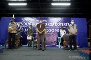 President Rodrigo Roa Duterte visits the Edwin Andrews Air Base in Zamboanga City on July 3, 2020. ROBINSON NIÑAL JR./PRESIDENTIAL PHOTO