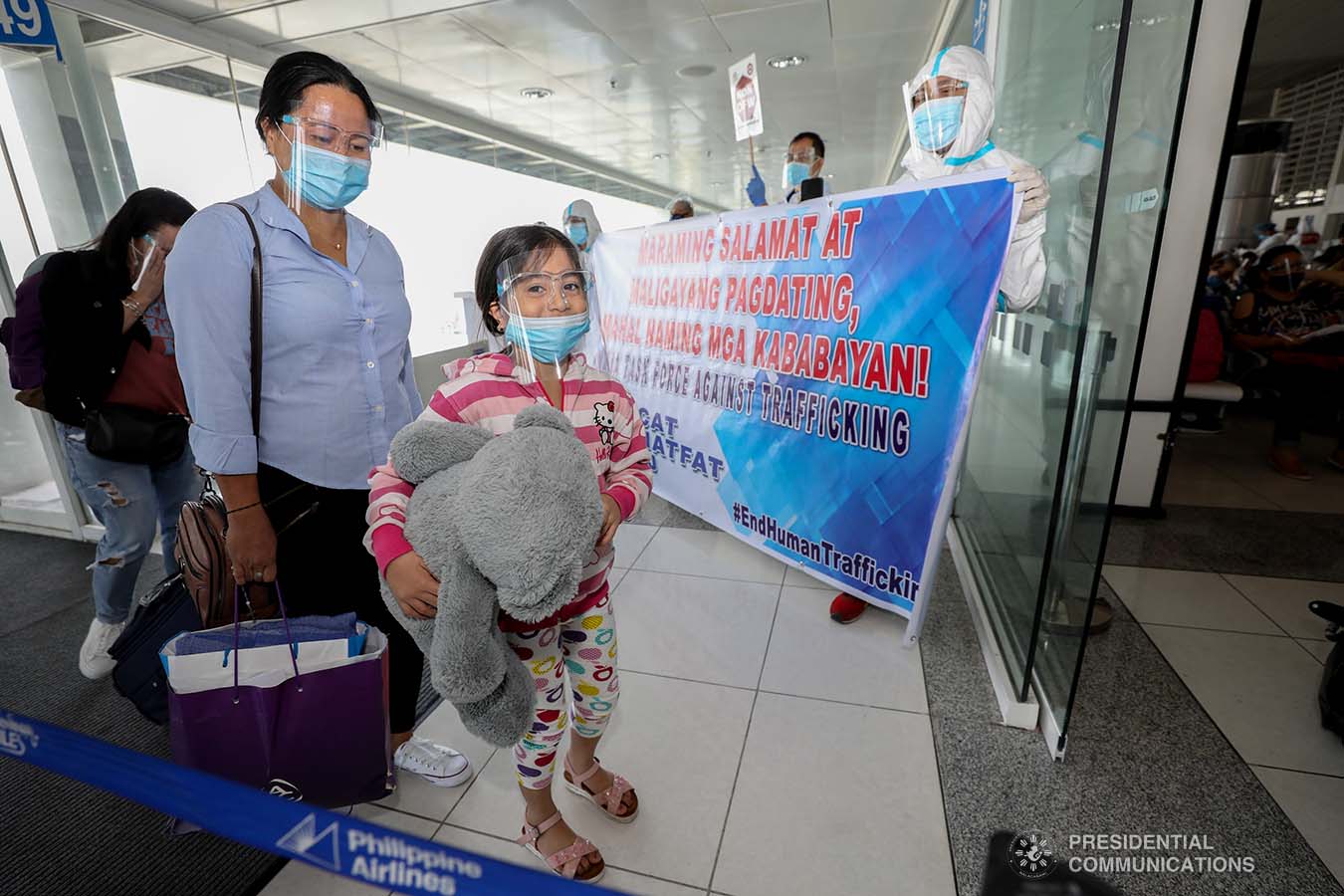 Hundreds of distressed Overseas Filipino Workers (OFWs) are now back home as they arrived at the Ninoy Aquino International Airport (NAIA) on September 26, 2020 following their successful repatriation from Beirut, Lebanon. Joining the repatriated OFWs in the chartered flight was Chief of Presidential Protocol and Presidential Assistant on Foreign Affairs, Undersecretary Robert Borje, who was designated Chief of Mission by President Rodrigo Roa Duterte. Since the onset of the coronavirus disease 2019 (COVID-19) pandemic, OFWs awaiting repatriation were either affected by lockdowns or whose work contracts have expired amid unavailable commercial flights.Meanwhile, all repatriates, upon disembarkation, underwent mandatory medical tests prior to proceeding to their respective quarantine facilities. PRESIDENTIAL PHOTOS
