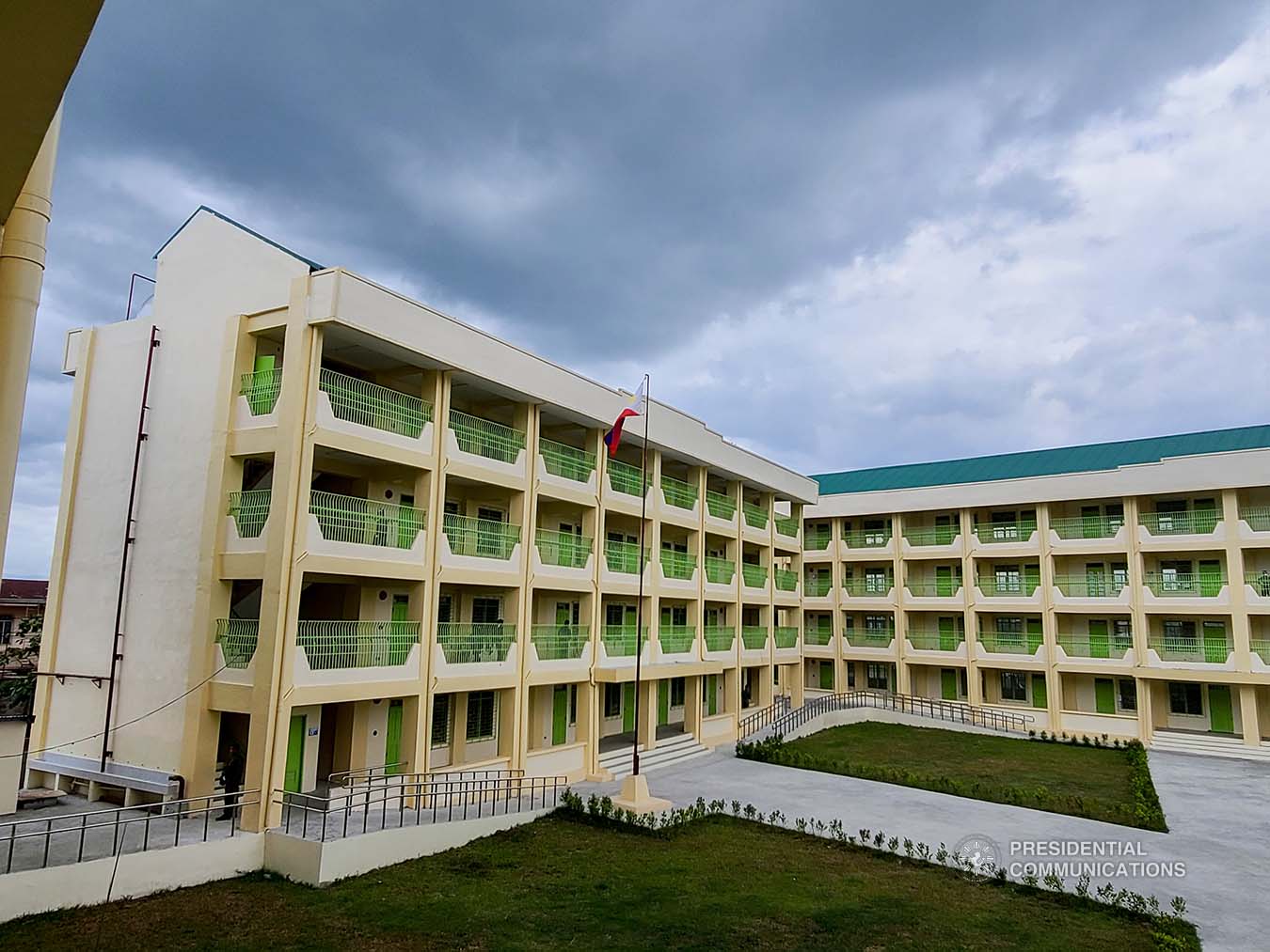 Photos of the newly constructed Gen. Gregorio H. Del Pilar Integrated School and Virginia Ramirez-Cruz High School buildings in Bulakan, Bulacan. President Rodrigo Roa Duterte led the inauguration ceremony of the school buildings on March 4, 2021.  KING RODRIGUEZ/ PRESIDENTIAL PHOTO