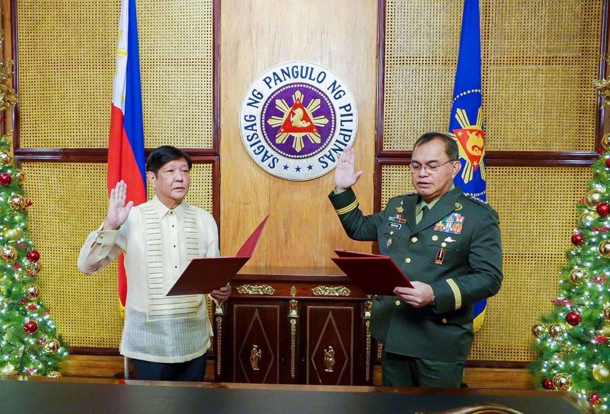 President Ferdinand R. Marcos Jr. has appointed Gen. Andres Centino as Chief of Staff of the Armed Forces of the Philippines. Centino replaces previous appointee, Lt. Gen. Bartolome Bacarro.
