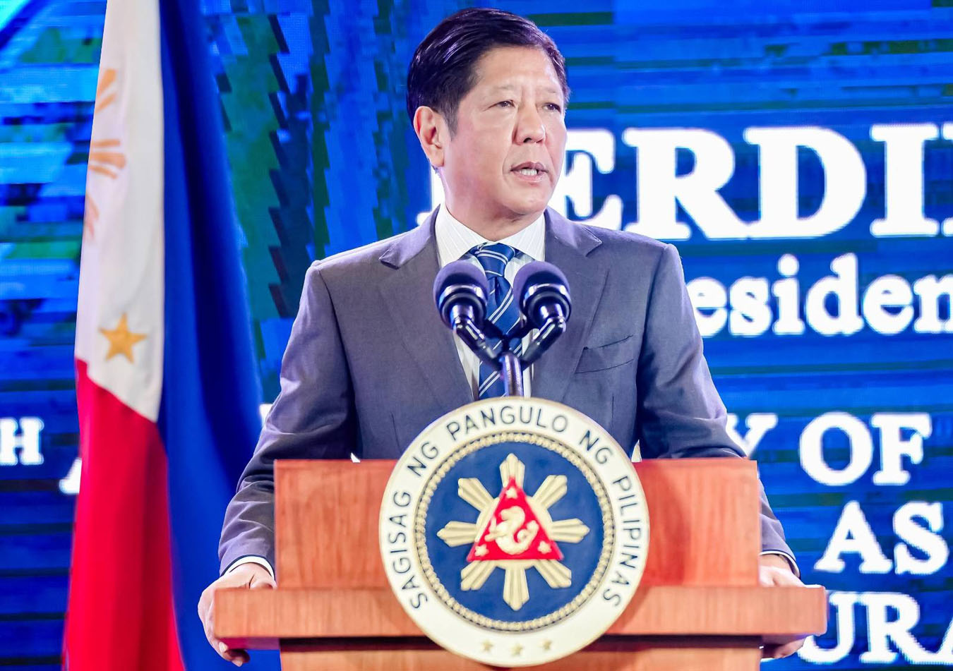 President Ferdinand R. Marcos Jr. on Thursday expressed gladness over a survey result showing increased approval rating about how he steers the country, and thanked those who continue to trust him and his administration.