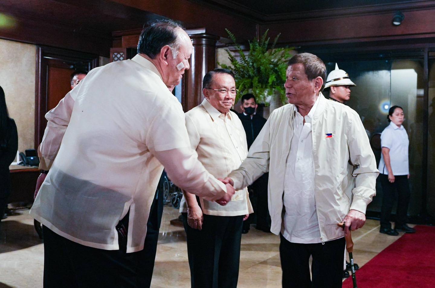 President Ferdinand R. Marcos Jr. met with former President Rodrigo Duterte at the Malacañan Palace on Wednesday evening where they discussed the latter’s recent meeting with Chinese President Xi Jinping in Beijing.