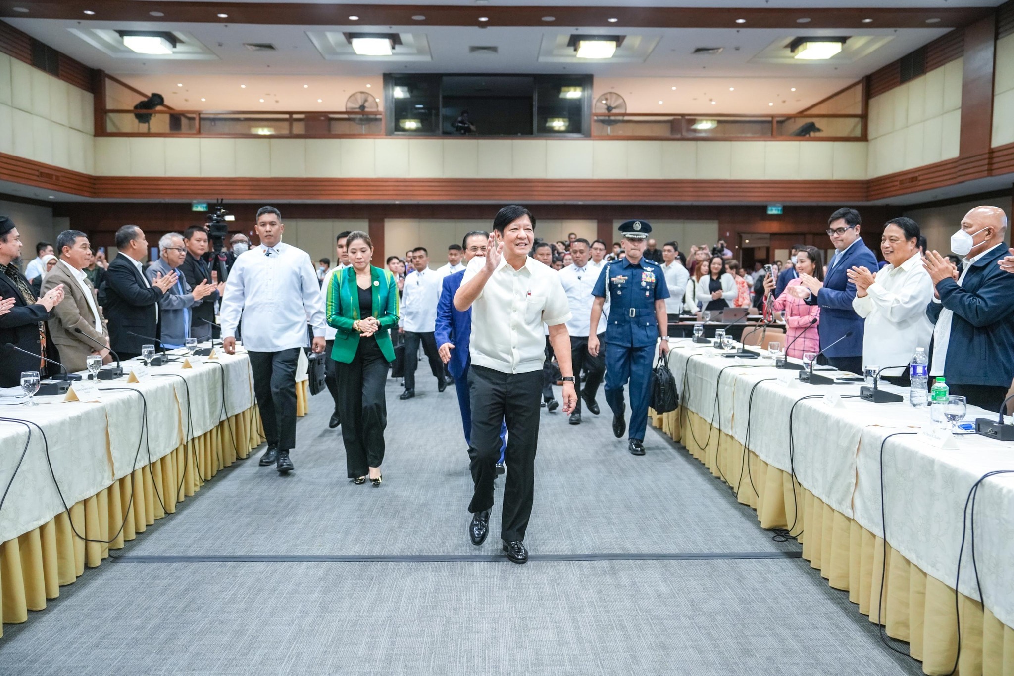 President Ferdinand R. Marcos Jr. on Thursday urged the Bangsamoro leadership to secure the very first elections for the Bangsamoro Autonomous Region in Muslim Mindanao (BARMM) Parliament, particularly against those planning to use violence to disenfranchise voters.