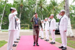President Ferdinand R. Marcos Jr. hailed the Western Command troops for exercising restraint when they were engaged by hostile Chinese sailors during their recent resupply mission to Ayungin Shoal.