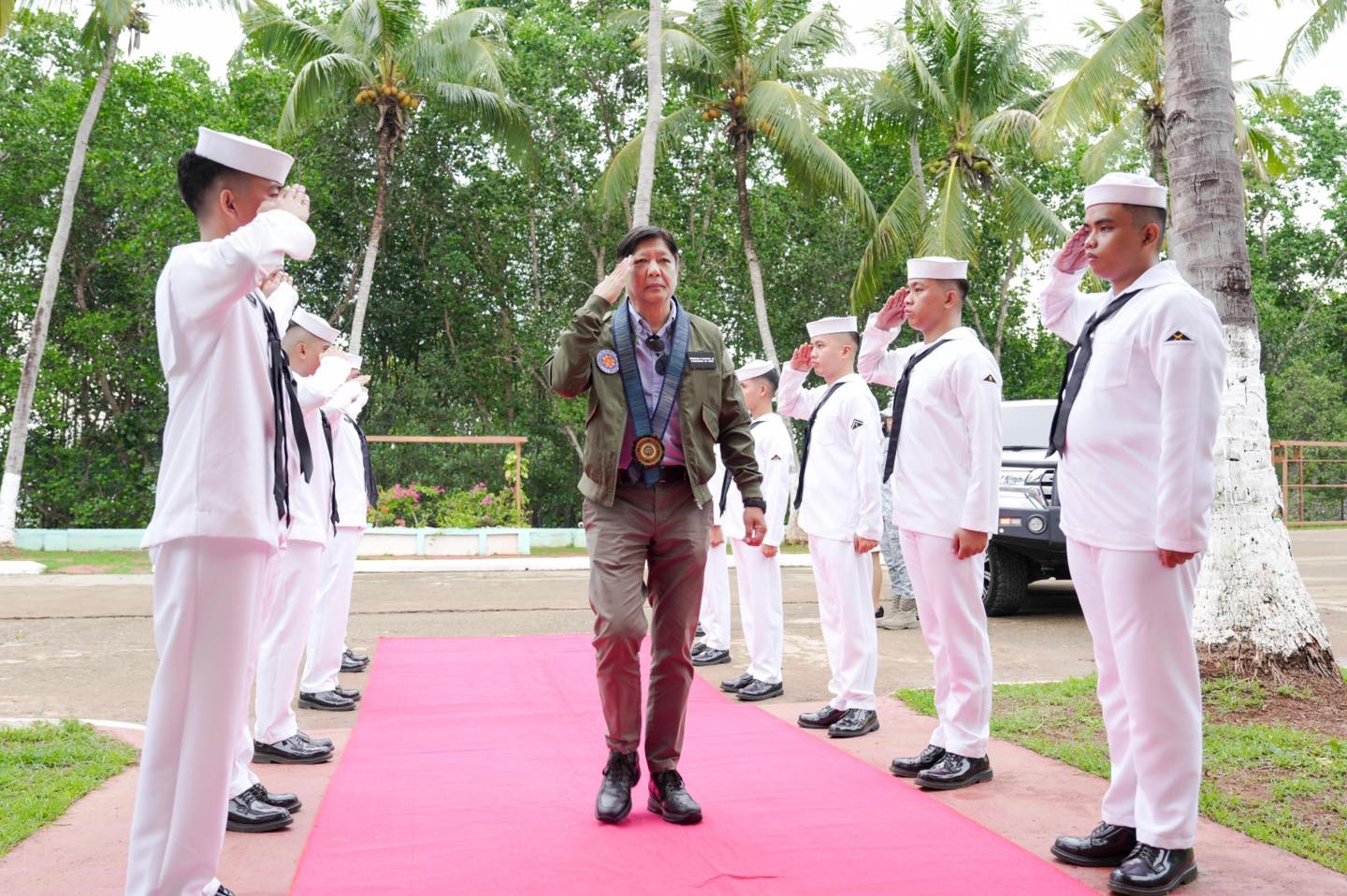 President Ferdinand R. Marcos Jr. hailed the Western Command troops for exercising restraint when they were engaged by hostile Chinese sailors during their recent resupply mission to Ayungin Shoal.
