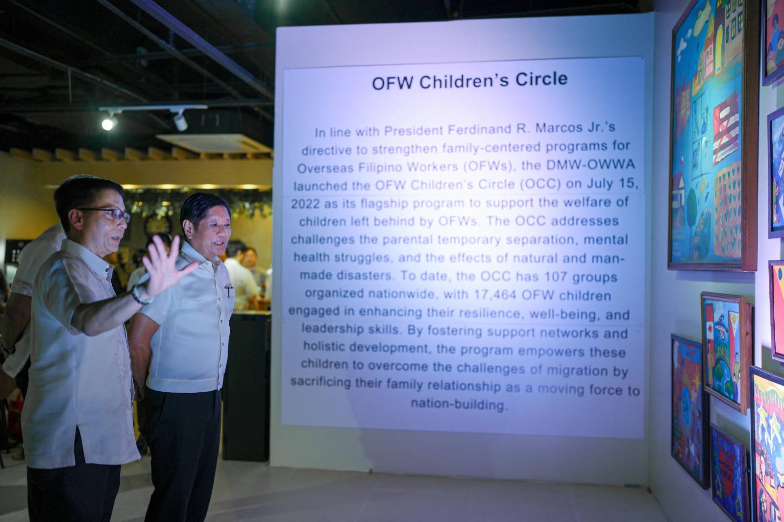President Ferdinand R. Marcos Jr. assured overseas Filipino workers (OFWs) and their families of continuous support from the government in recognition of their sacrifices and contribution to the nation’s economy.