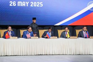 President Ferdinand R. Marcos Jr. joined fellow ASEAN leaders at the signing ceremony of the Kuala Lumpur Declaration on ASEAN 2045: Our Shared Future during the 46th ASEAN Summit.