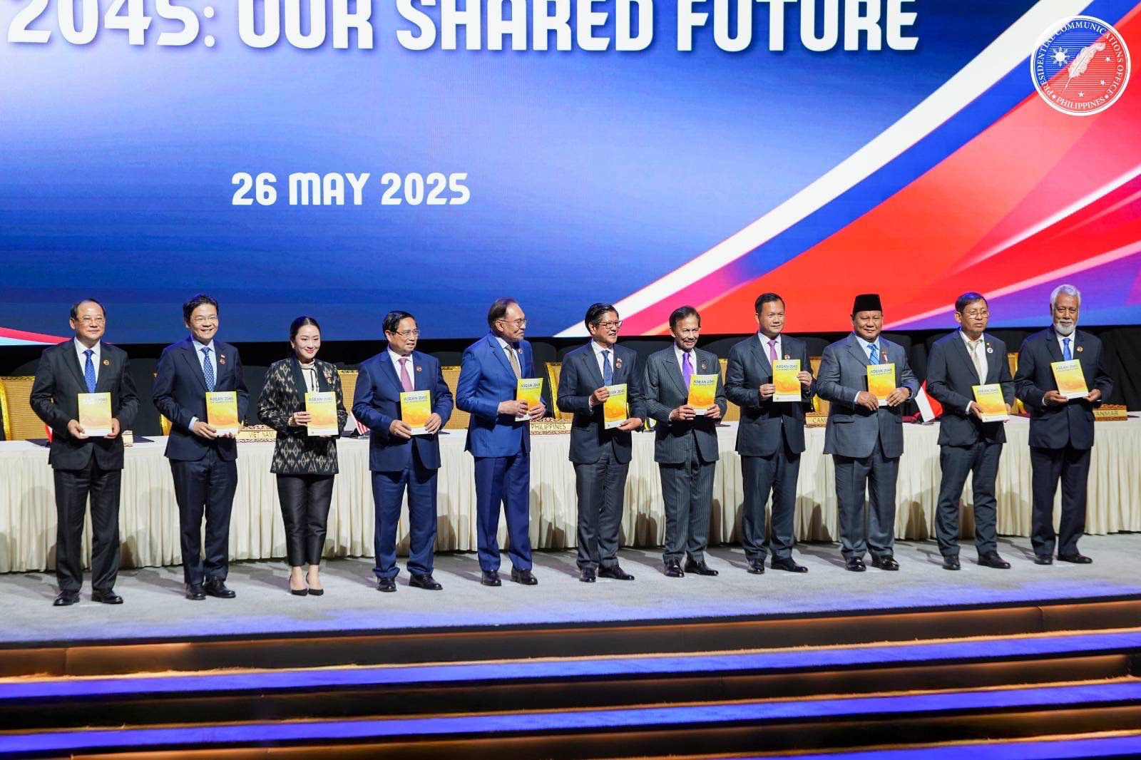 President Ferdinand R. Marcos Jr. joined fellow ASEAN leaders at the signing ceremony of the Kuala Lumpur Declaration on ASEAN 2045: Our Shared Future during the 46th ASEAN Summit.